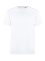 Calvin Klein White Cotton T-shirt In Bright White