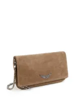 Zadig & Voltaire Rock Suede Clutch