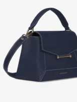 Strathberry Mosaic Bag In Navy / White