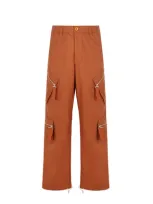 Jacquemus Pantalon Le Cargo Marrone En Coton