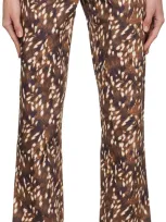 Miaou Brown Junior Trousers In Bambi