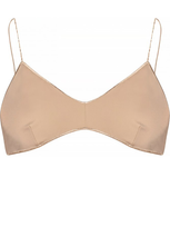 Oseree Oséree Tied Bikini Top In Beige