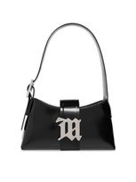 Misbhv Logo Plaque Hobo Shoulder Bag In Black