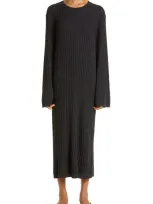 Totême Cable Knit Dress Black