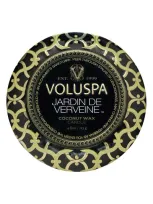 Voluspa Jardin De Verveine Mini Tin Candle In Black Tones