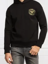 Emporio Armani Sweatshirt Hoodie In Black