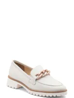 Ara Kiana Lug Sole Loafer In Cream Calf