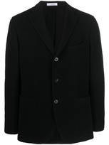 Boglioli Long-sleeves Buttoned Blazer In Black