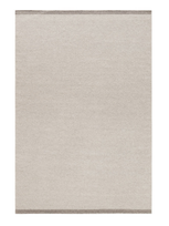 Nordic Knots Zero By ; Flatweave Area Rug In Warm Gray; Size 8' X 10' In Grey