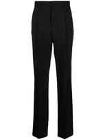 Zadig & Voltaire High-waist Straight-leg Trousers In Black