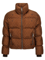 Bally Monogram-print Padded Jacket In Mixed Colours