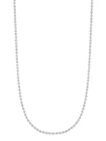 Bony Levy Monaco Diamond Tennis Necklace In 18k White Gold