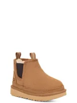 Ugg Neumel Double Pull-tab Chelsea Boots In Brown