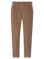 Pt Torino Man Pants Brown Size 34 Cotton, Lyocell, Elastane