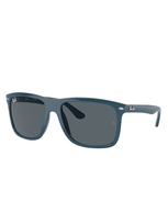 Ray Ban Boyfriend Two Sunglasses Blue Frame Blue Lenses 60-18 In Blau