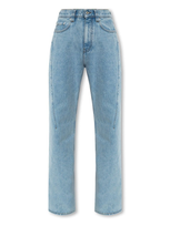 Y/project High Waisted Straight Leg Jeans In Blue