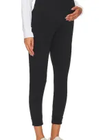 Beyond Yoga Hold Me Close Maternity Sweatpants In Darkest Night