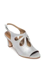 Bernardo Footwear Nili Slingback Sandal In Silver