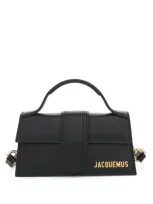 Jacquemus Le Bambino Mini Leather Bag In Black