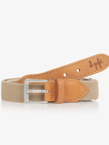 Il Gufo Kids' Boys Beige Elasticated Belt