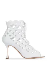 Manolo Blahnik Stivali-38 Nd  Female In White