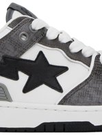 Bape Black & Gray Sk8 Sta #1 Sneakers