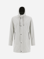 Herno New Rain Parka In Antracite/cammello