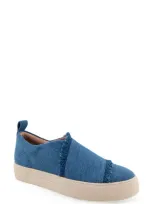 Aerosoles Women's Brighton Casual Sneakers In Medium Blue Denim