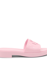 Tory Burch Eleanor Jelly Double T Slides In Petunia