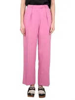 Alysi Straight Leg Pants In Pink