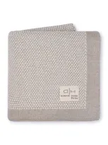 Domani Home Kids' Stipple Baby Blanket In Taupe