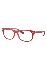 Ray Ban Rb7307m Optics Scuderia Ferrari Collection Eyeglasses Red Frame Clear Lenses Polarized 55-17