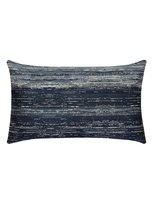 Elaine Smith Textured Lumbar Sunbrella Pillow In Indigo