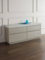 Bernhardt Ritter Dresser In Flint/sand Grey