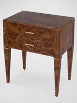 Butler Specialty Co Kanon 2-drawer Nightstand In Traditional Burl