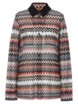 Missoni Zigzag Shirt Shirt, Blouse In Multicolor