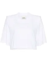 Isabel Marant Cropped T-shirt In White