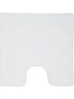 Abyss & Habidecor Cotton Reversible Pedestal Bath Mat In White