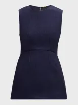 Adam Lippes Shell Blouse In Navy