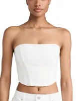 Afrm Bennett Bustier White