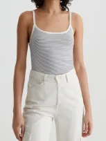 Ag '70s Cami Tank In Pencil Stripe