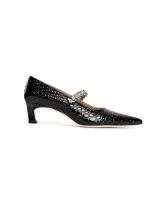 Allegra James Antonella Kitten Heel Pump In Black