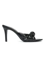 Allegra James Marly Knot Sandal In Black