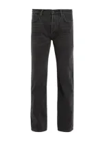 Allsaints Reid Straight Jeans In Black