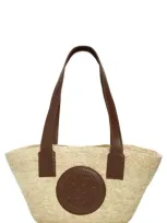 Altuzarra Medallion Watermill Bag Small In Praline