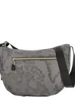 Alviero Martini 1a Classe Social Soft Shoulder Bag In Grey