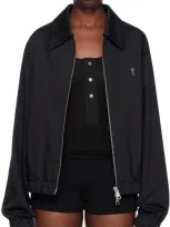 Ami Alexandre Mattiussi Black Ami De Cœur Jacket In Black/001