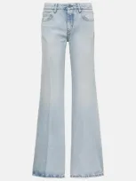 Ami Alexandre Mattiussi Split-hem Flared Jeans In Blue