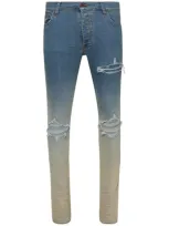 Amiri Mx1 Gradient Jeans In Blue