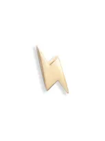 Anzie Icon Lightning Single Stud Earring In Gold